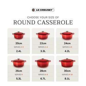 Le Creuset Classic Cast Iron Round Casserole 22cm Juniper